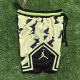 25/26 Flying Man Casual NBA Edition Fluorescent Green shorts# J.2408