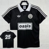 25/26 Live'25 OASIS Black With No25 Tour Soccer Jersey#带25号