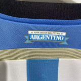 2014 Argentina Home Player Version Retro Soccer Jersey球员