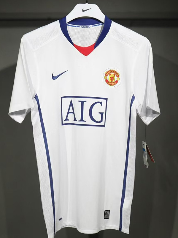 2008/2009 Man Utd Away  Player Version Retro Soccer Jersey球员