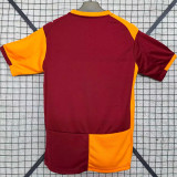 25/26 Galatasaray Home Fans Soccer Jersey(Advertisement)(带胸前广告五星）