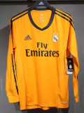 2013/2014 RMA Third Player Version Long Retro Soccer Jersey#长袖球员