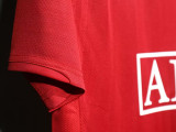 2007/2008 Man Utd Home Player Version Retro Soccer Jersey球员