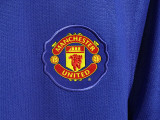 2008/2009 Man Utd Third Player Version  Long Sleeve Retro Soccer Jersey球员长袖