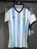 2014 Argentina Home Player Version Retro Soccer Jersey球员