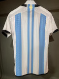 2022 Argentina Home  Player Version Retro Soccer Jersey球员