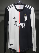 2019/2020 JUV Home Player Version Long Sleeve Retro Soccer Jersey长袖球员