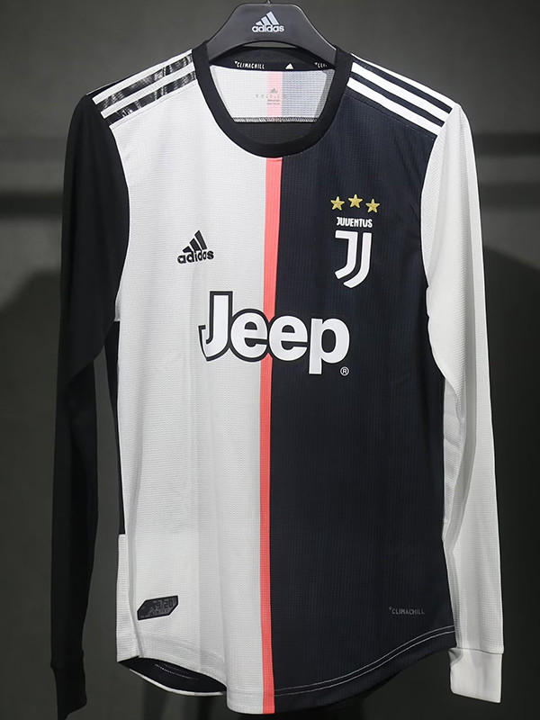 2019/2020 JUV Home Player Version Long Sleeve Retro Soccer Jersey长袖球员