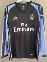 2016/2017 RMA Third Player Version  Long Sleeve Retro Soccer Jersey长袖球员