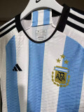 2022 Argentina Home  Player Version Retro Soccer Jersey球员