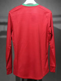 2012 Portugal Home Player Version Long Sleeve Retro Soccer Jersey (长袖球员)