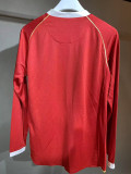 2006/2007 Man Utd Home Player Version Long sleeve Retro Soccer Jersey长袖球员