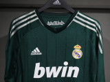 2012/2013 RMA Third  Player Version Long Sleeve Retro Soccer Jersey长袖球员