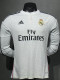 2014/2015 RMA Home Player Version Long Sleeve  Retro Soccer Jersey长袖球员
