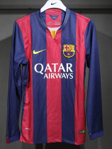 2014/2015 BAR Home Player Version Long Sleeve Retro Soccer Jersey长袖球员