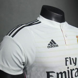 2014/2015 RMA Home Player Version Long Sleeve  Retro Soccer Jersey长袖球员