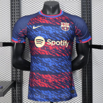 25/26 BAR Ripple Pattern Special Edition  Player Version Soccer Jersey