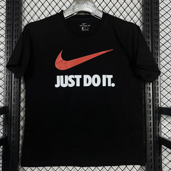 2025NK JUSTDOIT Black Pure Cotton T-shirt# T 240