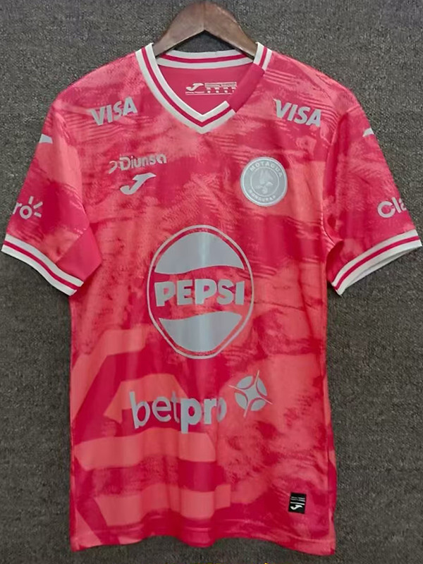 25/26 Motagua FC Pink Red Fans Soccer Jersey 莫塔瓜