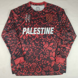 25/26 Palestino Deportivo Black & Maroon Long Sleeve Soccer Jersey(英文版)