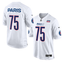 25/26 PSG NFL White Rugby Jersey
