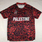 25/26 Palestino Deportivo Black & Maroon Fans Soccer Jersey(英文版)