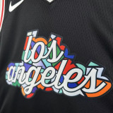 22/23 Clippers PUAL # 3 Black City Edition Top Quality Hot Pressing NBA Jersey