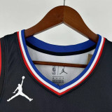 22/23 Clippers PUAL # 3 Fly Man Black Top Quality Hot Pressing NBA Jersey