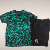 25/26 Palestino Deportivo Dark Green Kids  Soccer Jersey(英文版)