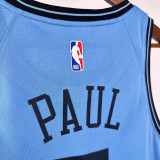 24/25 Clippers PUAL # 3 City Edition Blue Top Quality Hot Pressing NBA Jersey