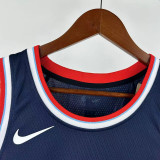 24/25 Clippers PUAL # 3 Fly Man Royal Blue Top Quality Hot Pressing NBA Jersey