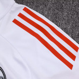 25/26 Ajax White  Half Pull Tracksuit #B2569 (半拉链)