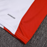25/26 Ajax White  Half Pull Tracksuit #B2569 (半拉链)