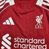 25/26 LIV Home Player Version Kids Soccer Jersey球员