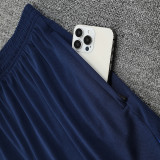 25/26 PSG Grid Tower Blue Training Short Suit