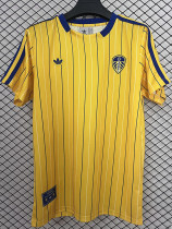 25/26 Leeds United Retro Edition Yellow Fans Soccer Jersey