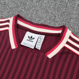 25/26 Bayern Maroon Retro Training vest Suit (直纹）