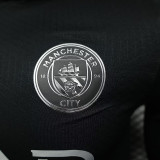25/26 Man City Away Player Version Long Sleeve Soccer Jersey长袖