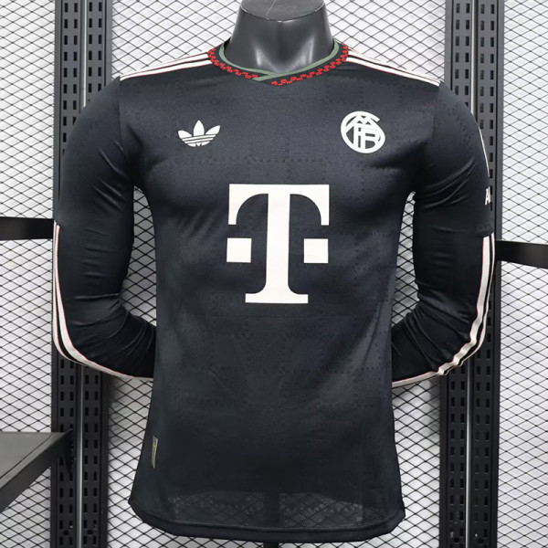 25/26 Bayern Third  Player Version Long Sleeve Soccer Jersey长袖