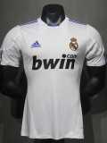 2010/2011 RMA Home Player Version Retro Soccer Jersey