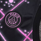 25/ 26 PSG Black network Kids Tank top and shorts suit童装