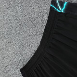 25/26 INT Black Starry Sky Inkjet  Kids Training Short Suit童装