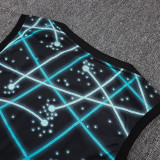 25/26 INT Black Starry Sky Inkjet Kids Tank top and shorts suit
