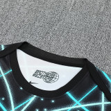 25/26 INT Black Starry Sky Inkjet  Kids Training Short Suit童装
