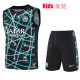 25/26 INT Black Starry Sky Inkjet Kids Tank top and shorts suit