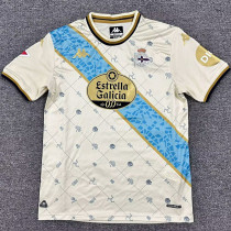 25/26 La Coruna Third Beige Fans Soccer Jersey米黄色