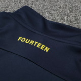 25/26 Cameroon Dark Blue Half Pull Tracksuit  (半拉链)