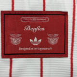 25/26 Benfica White Casusl Edition  Baseball jersey