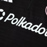 25/26 Inter Miami Black Half Pull Tracksuit (半拉链)