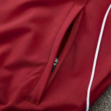 25/26 Bayern Red Hooded Windbreaker Tracksuit